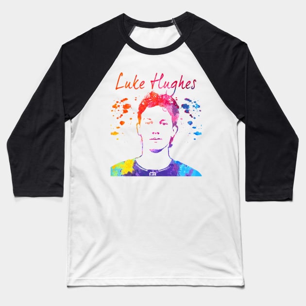 Luke Hughes Baseball T-Shirt by Moreno Art